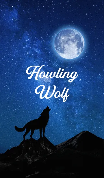 [LINE着せ替え] HOWLING WOLF - Starry Sky -の画像1