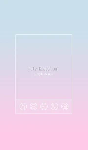 [LINE着せ替え] Pale-Gradation 05の画像1