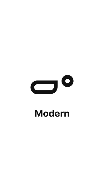 [LINE着せ替え] Modern Day Mode - White Themeの画像1