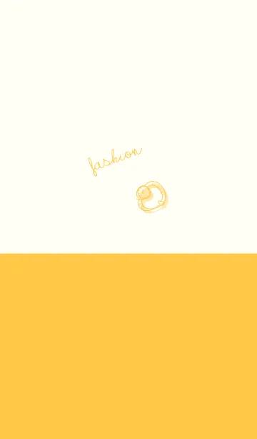 [LINE着せ替え] fashion chrome yellowの画像1