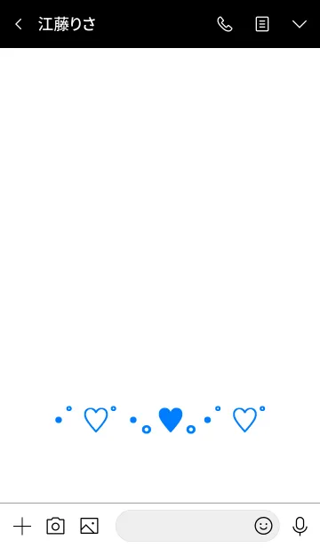 [LINE着せ替え] ハート シンプル カラー 7の画像3