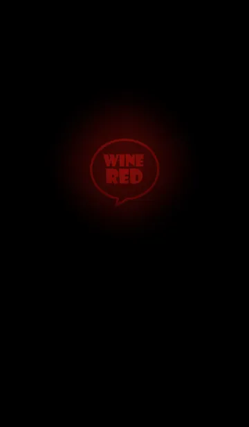 [LINE着せ替え] Wine Red Neon Theme v.4 (jp)の画像1