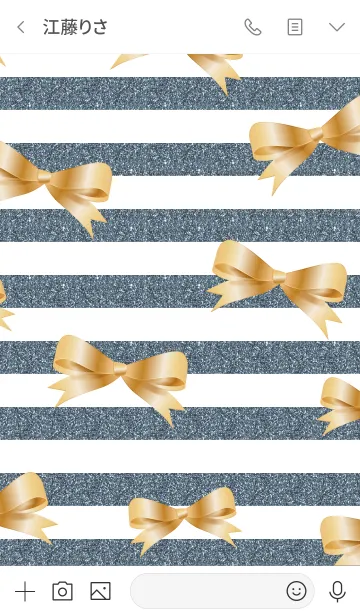 [LINE着せ替え] Ribbon Style-43の画像3