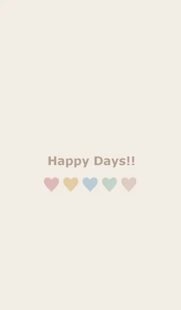 [LINE着せ替え] Happy Days！！の画像1