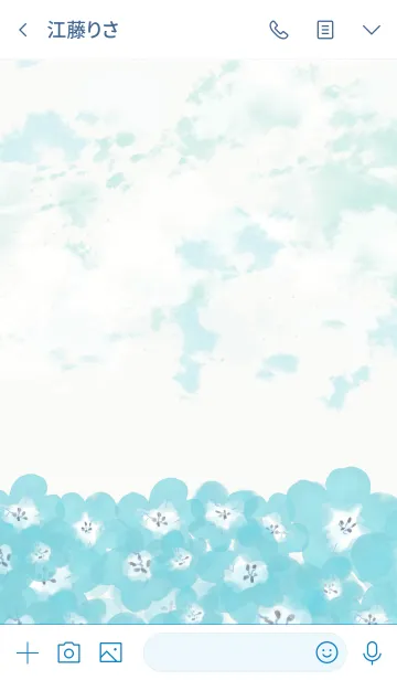 [LINE着せ替え] 〜nemophila〜の画像3