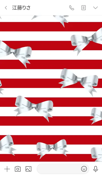 [LINE着せ替え] Ribbon Style-48の画像3