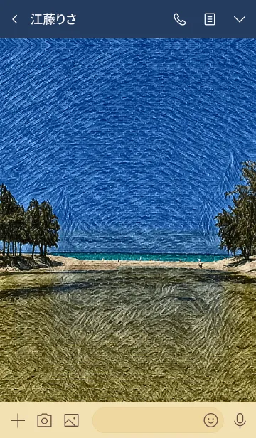 [LINE着せ替え] Kailua Beach Park.の画像3