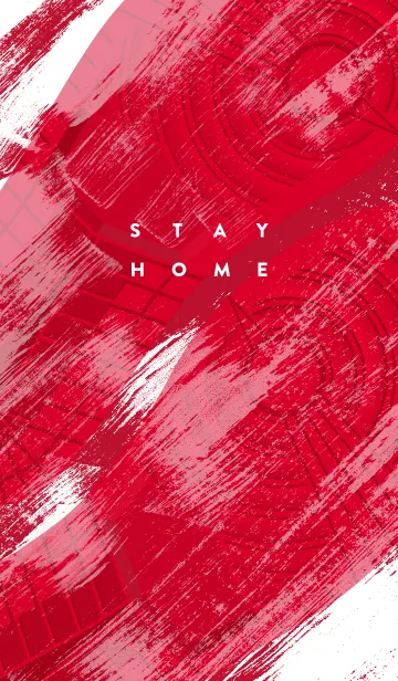 [LINE着せ替え] STAY HOME / sneaker / CHICAGO / REDの画像1