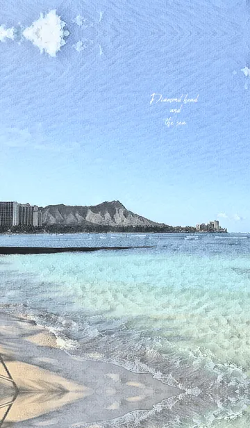 [LINE着せ替え] Diamond head and the sea.の画像1