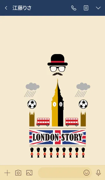 [LINE着せ替え] London Story 2の画像3
