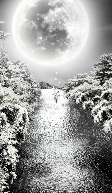 [LINE着せ替え] 銀月の森の画像1