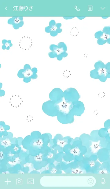 [LINE着せ替え] :nemophila2:の画像3