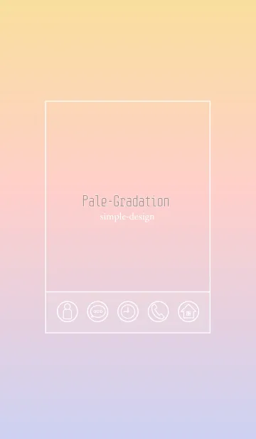 [LINE着せ替え] Pale-Gradation 06の画像1