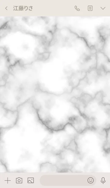 [LINE着せ替え] マーブルモード：グレーベージュ大理石の画像3