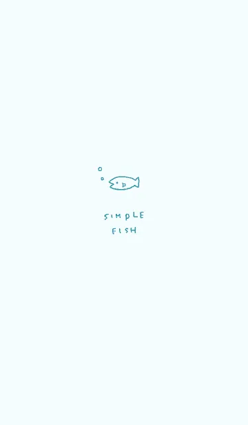 [LINE着せ替え] SIMPLE FISH -01-の画像1