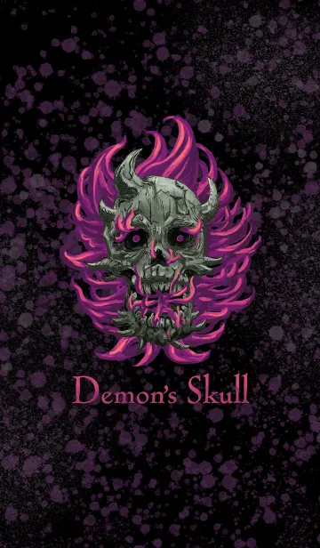 [LINE着せ替え] Demon's Skull (B/P)の画像1