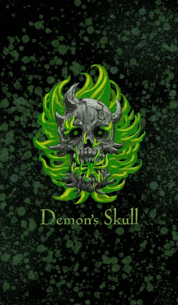 [LINE着せ替え] Demon's Skull (B/G)の画像1