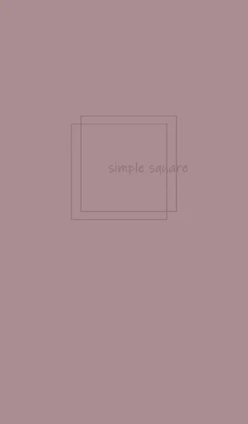 [LINE着せ替え] simple square =smokey pink=の画像1
