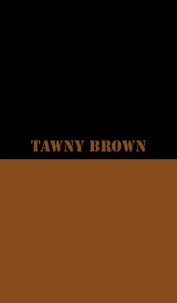 [LINE着せ替え] Tawny Brown ＆ Black Theme V.2 (jp)の画像1