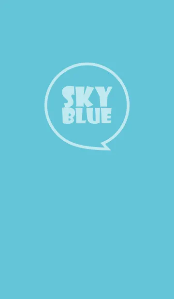 [LINE着せ替え] Love Sky Blue Ver.3 (jp)の画像1