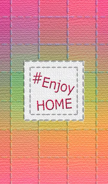 [LINE着せ替え] 家で楽しもう#Enjoy Home with patchworkの画像1