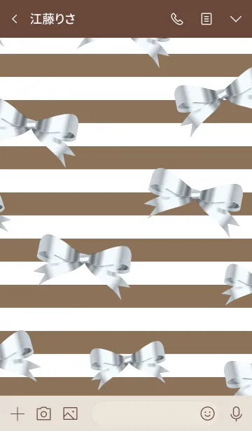 [LINE着せ替え] Ribbon Style-61の画像3