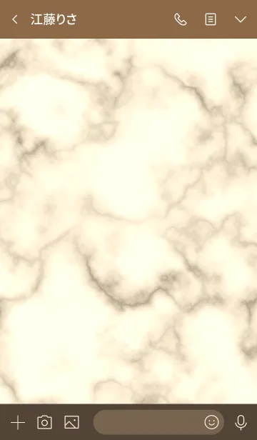 [LINE着せ替え] マーブルモード：ブラウンベージュ大理石の画像3