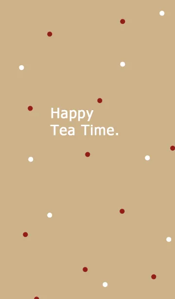 [LINE着せ替え] Happy Tea Time.の画像1