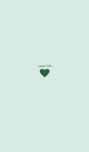 [LINE着せ替え] sweet life heart :)green*の画像1