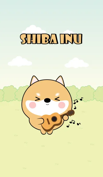 [LINE着せ替え] Mini Lovely Shiba Inu Theme (jp)の画像1