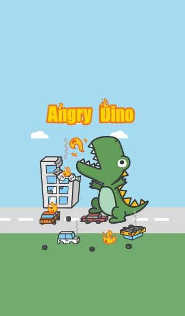 [LINE着せ替え] Angry Dino Jの画像1