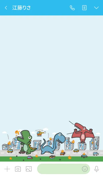 [LINE着せ替え] Angry Dino Jの画像3
