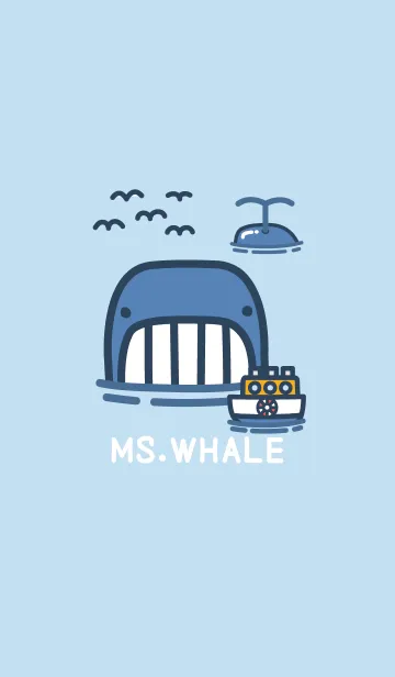 [LINE着せ替え] MS.WHALE Jの画像1