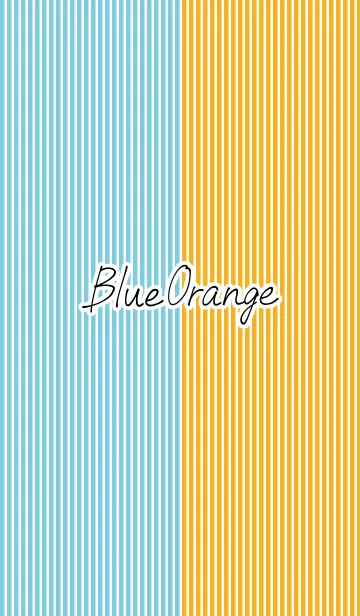 [LINE着せ替え] Blue＆Orangeの画像1