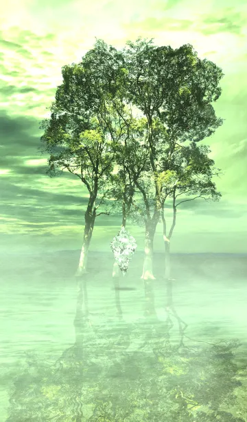 [LINE着せ替え] 緑の森の先の画像1