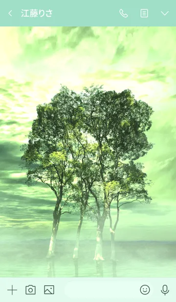 [LINE着せ替え] 緑の森の先の画像3
