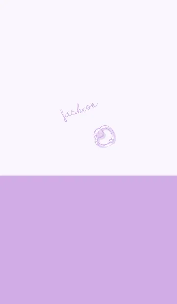 [LINE着せ替え] fashion lavender purpleの画像1