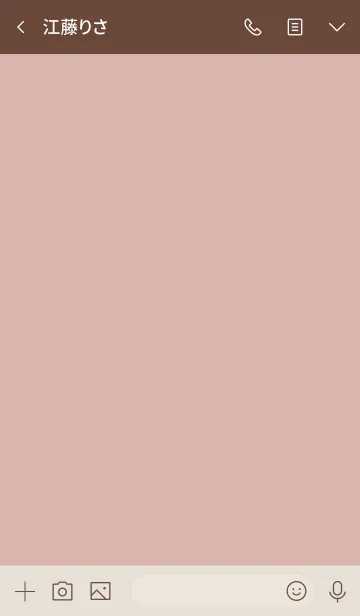 [LINE着せ替え] SIMPLE ICON -beige and pink-の画像3