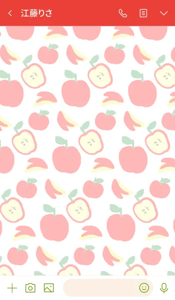 [LINE着せ替え] リンゴの着せかえ♥️の画像3
