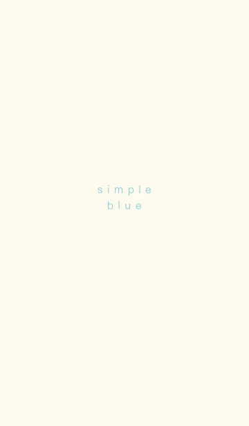 [LINE着せ替え] シンプル / ブルー2の画像1