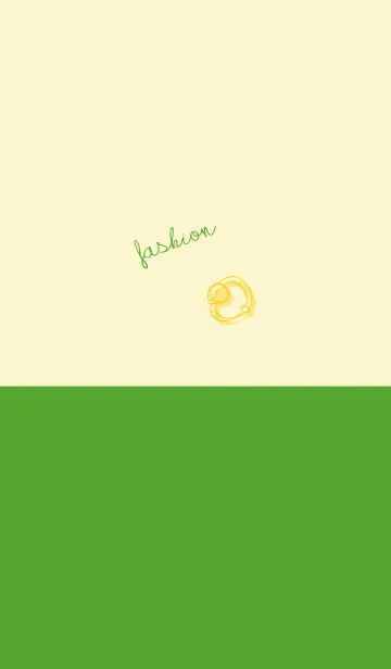 [LINE着せ替え] fashion lemon yellowの画像1