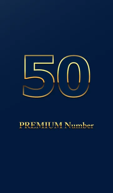 [LINE着せ替え] PREMIUM Number 50の画像1