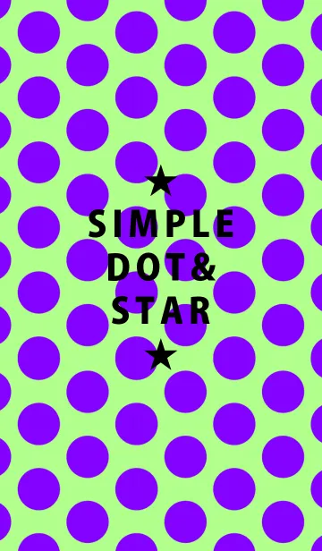 [LINE着せ替え] シンプル ドット アンド スター 26の画像1