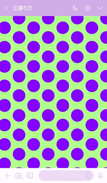 [LINE着せ替え] シンプル ドット アンド スター 26の画像3