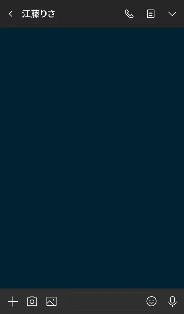 [LINE着せ替え] ミニマリスト **(blue black)の画像3