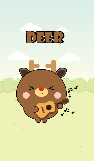 [LINE着せ替え] Mini Lovely Deer Theme (jp)の画像1