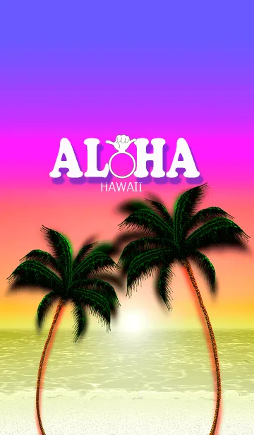 [LINE着せ替え] ハワイ＊ALOHA+120の画像1