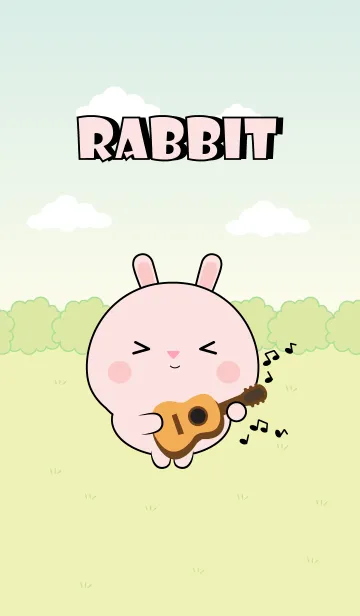 [LINE着せ替え] Mini Lovely Pink Rabbit Theme (jp)の画像1