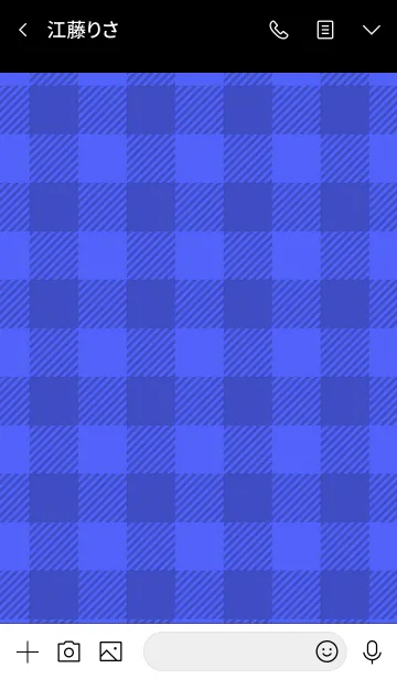 [LINE着せ替え] ザ チェック 017の画像3