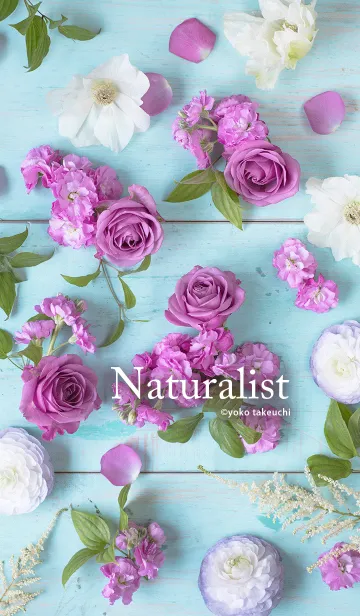 [LINE着せ替え] Naturalist～ナチュラルな花のアート～の画像1